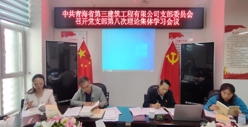 三建公司黨支部召開第八次理論集體學習會 ----集團黨委委員、紀委書記講主題教育專題黨課
